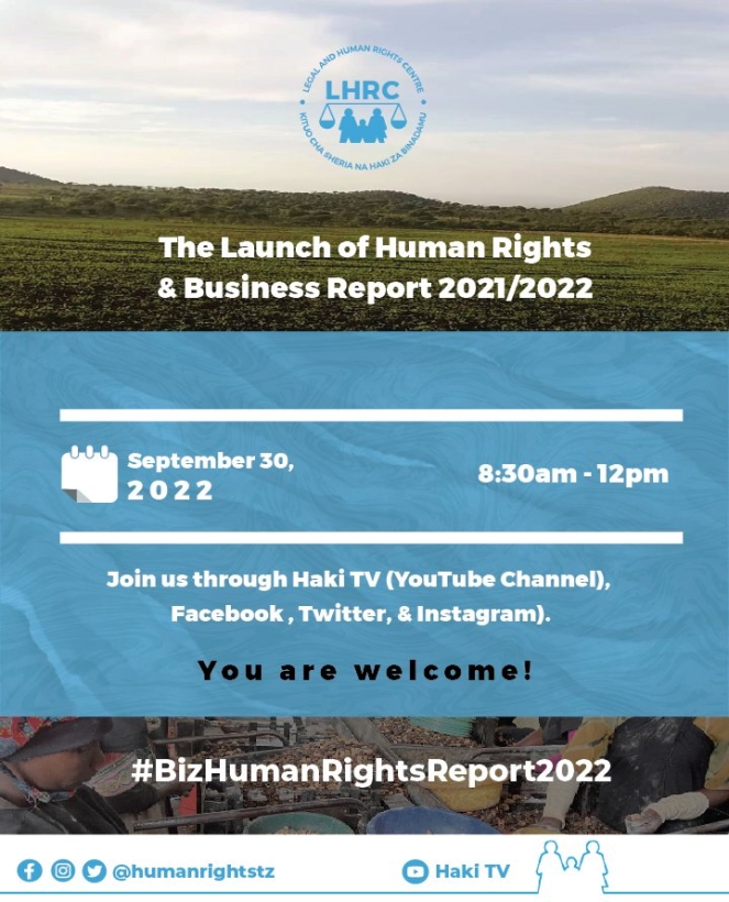 LAUNCH OF THE HUMAN RIGHTS AND BUSINESS REPORT 2021/22