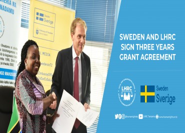 Sweden signs new agreement with Legal and Human Rights Centre to continue improving the state of human rights in Tanzania