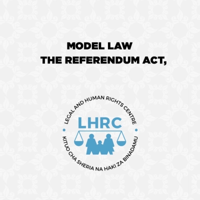 MODEL LAW THE REFERENDUM ACT, 2022